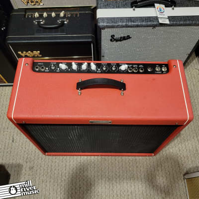 Fender Hot Rod Deville III 60W 3-Channel Red October 2x12" Guitar Combo Used image 5