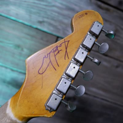 Keith Holland Custom S-ANS #1327 - Nitro 3-Tone Sunburst image 15