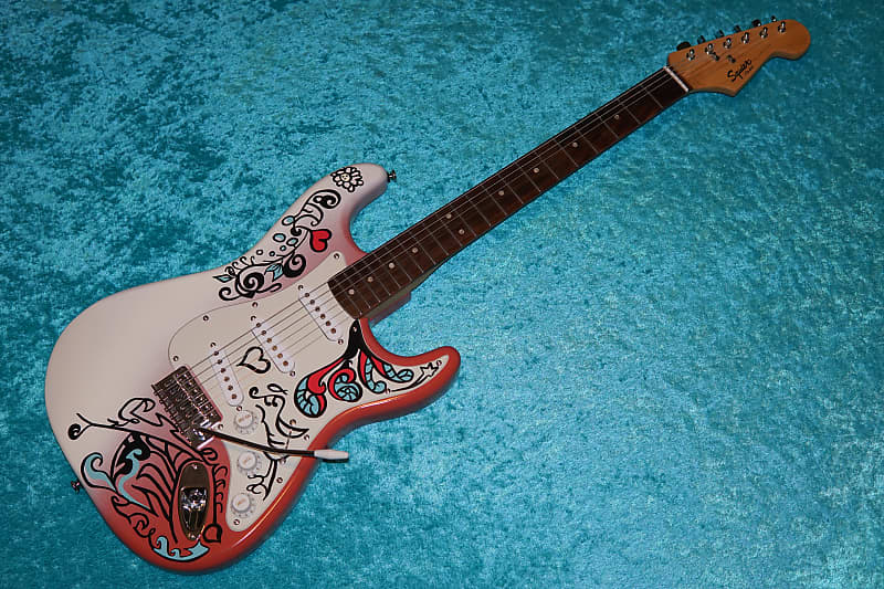 squier stratocaster モンタレーペイント Fender Squier Stratocaster Tested Mother Of Pearl Working | eBay
