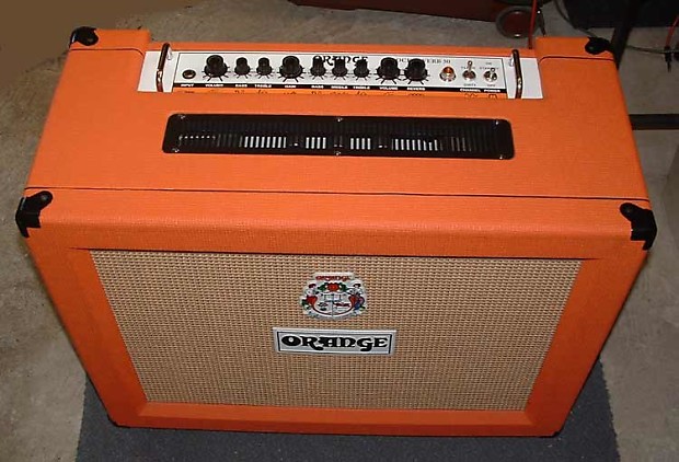 Orange Rockerverb 50 2x12 Combo MKI Orange