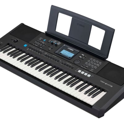Yamaha PSRE473 61 Key Portable Keyboard Including Mains Adaptor - £30 Cashback