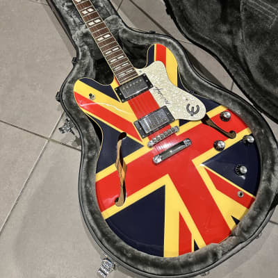 Epiphone Noel Gallagher Signature Supernova  Union Jack with UPGRADES for sale
