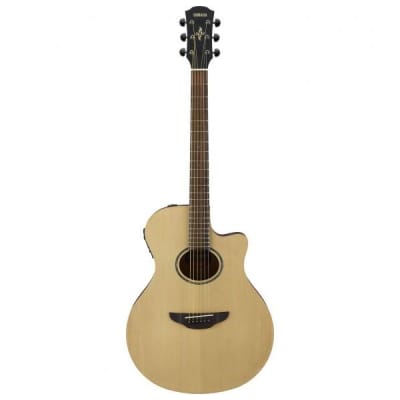 Yamaha APX600M Thinline Acoustic Electric Guitar - Natural Satin image 1