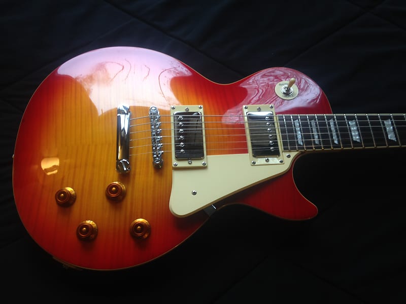 Agile AL-2800 Single Cutaway Copy, Cherry Sunburst | Reverb