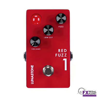 Reverb.com listing, price, conditions, and images for lunastone-red-fuzz