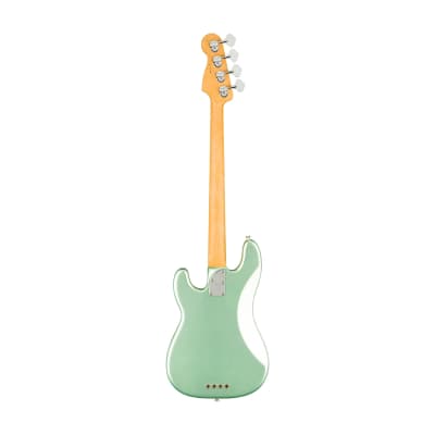 [PREORDER] Fender American Professional II Precision Bass Electric Guitar, RW FB, Mystic Surf Green image 2