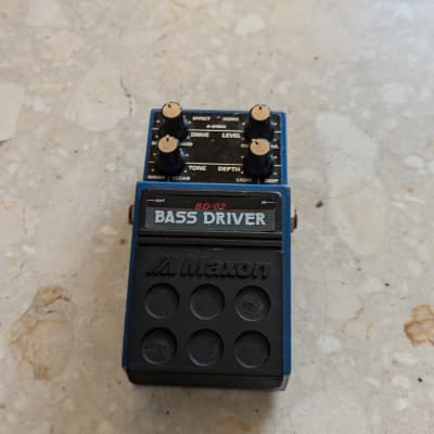 1980s Maxon BD-02 Bass Driver Overdrive MIJ Japan Effects Pedal | Reverb