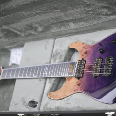 ESP E-II M-II 7 NT - Purple Natural Fade image 20