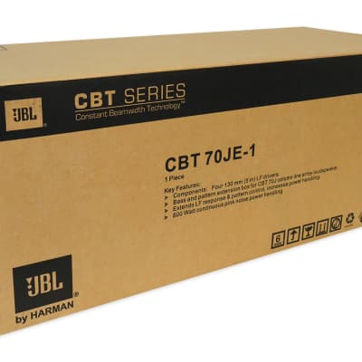 JBL CBT 70J-1 500w Black Swivel Wall Mount Line Array Column Speaker+Extension image 7