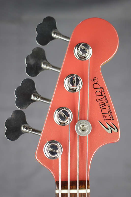 Rare ESP Edwards Bass IV Sparkling Fiesta Red L'Arc~en~Ciel