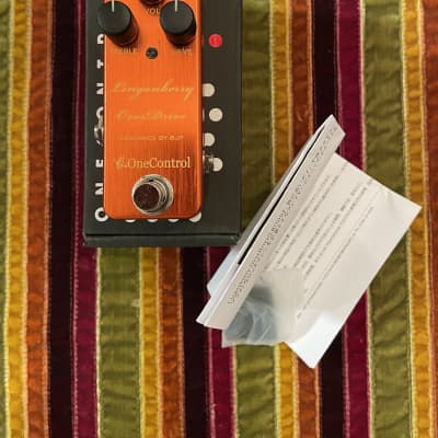 Reverb.com listing, price, conditions, and images for one-control-lingonberry-overdrive