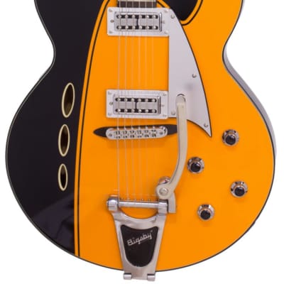 Backlund Rockerbox II DLX  Semi-Hollow Maple Body Mahogany Neck Soft C 6-String Electric Guitar image 7