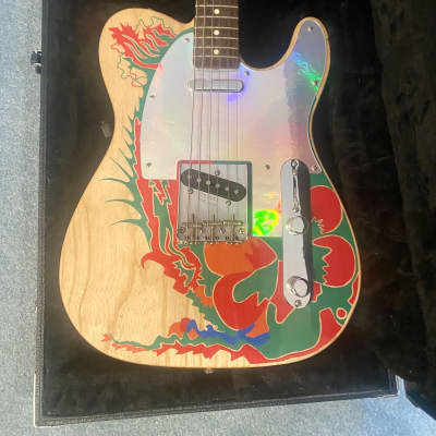 Fender Artist Series Jimmy Page Telecaster with Rosewood Fretboard 2019 - Natural with Dragon Graphic image 4