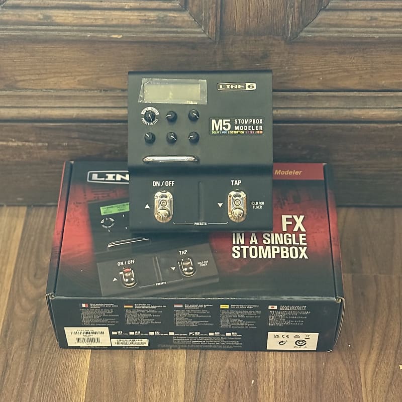 LINE 6 M5 STOMPOX MODELER ジャンク LINE 6 M5 - STOMPBOX MODELLING EFFECTS PEDAL 99-040-3201