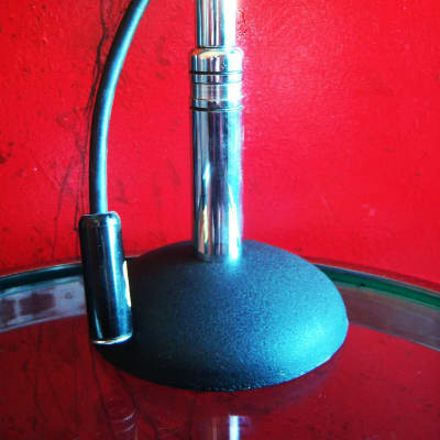 Vintage RARE 1940's RCA MI-6206-G RCA Aero pressure dynamic microphone w baffle, RCA stand & mic manual image 11