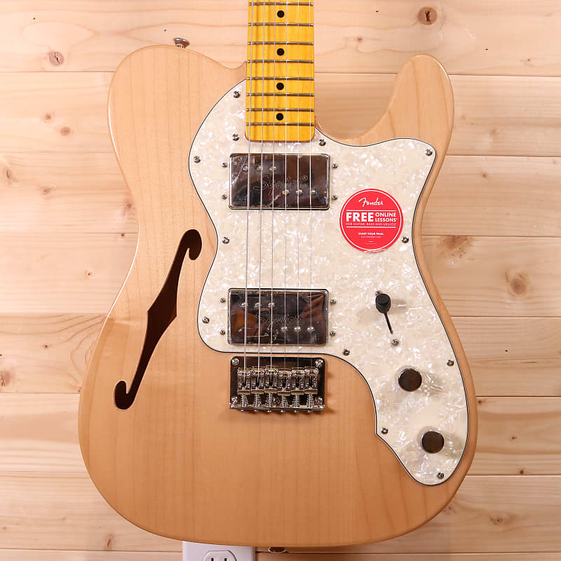 Squier Classic Vibe '70s Telecaster Thinline - Maple Fingerboard, Natural image 1