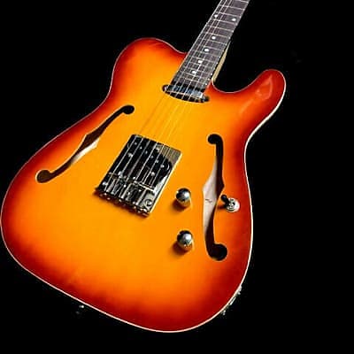 Cozart 2 F Hole Tele Style Stunning Sunburst image 1