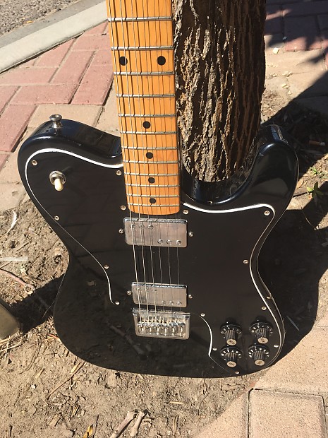 Hohner Telecaster Deluxe Lawsuit MIJ Japan Prince 1970 s Ebony