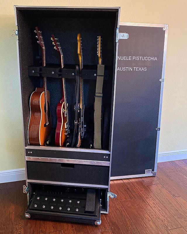 Guitar Vault / 4 Guitars, 4 Wheels, Powered. Reverb