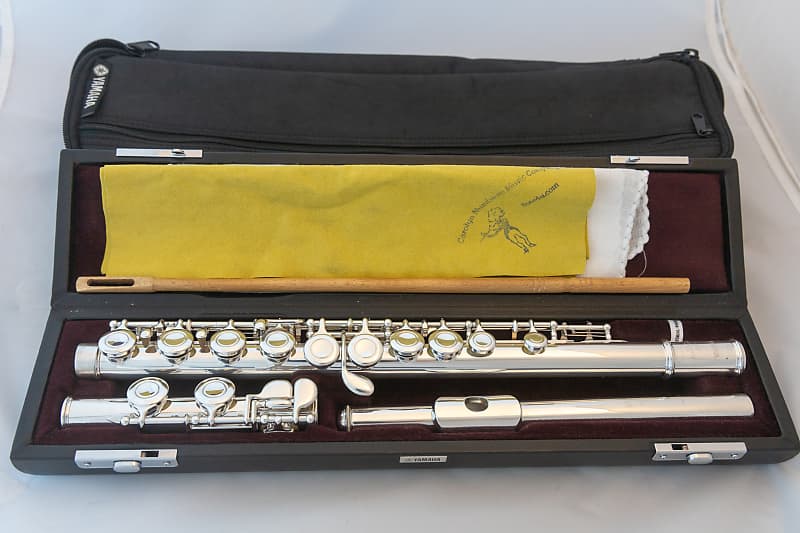 Yamaha YFL421 All Silver Flute *Cleaned & Serviced Reverb