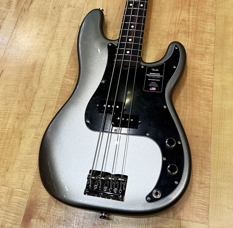 Fender American Professional II Precision Bass 2023 - Mercury image 1