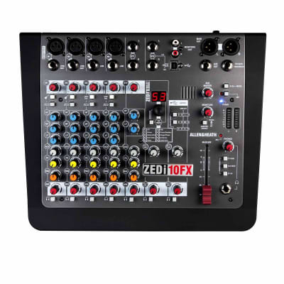Allen & Heath ZEDi-10FX Hybrid Recording Mixer / 4×4 USB Interface w Travel Bag image 2
