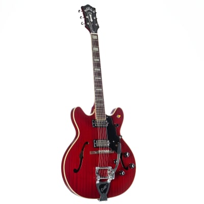 Guild Starfire V Cherry - Semi Acoustic Guitar Bild 1