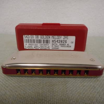 Hohner 560/20 Golden Melody D-flat Harmonica image 2