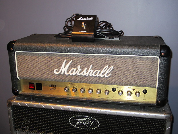 Marshall 3203 Artist 30 Tube Guitar Amp Head 2 Channel Reverb w/FS, Vintage 80's image 1