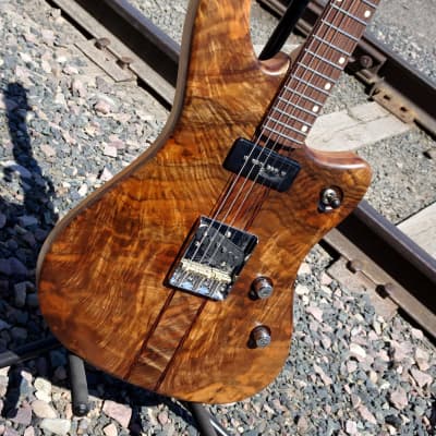 Rukavina English Walnut J Model 25" Offset Guitar image 10