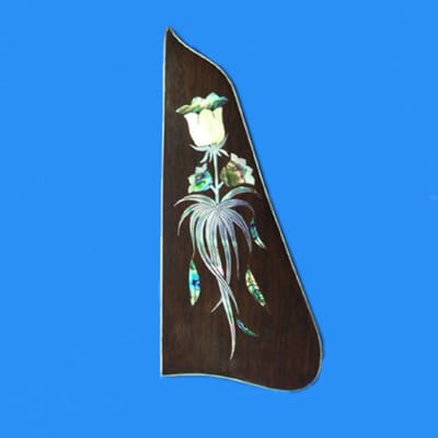 Bruce Wei, Archtop Guitar Part - Pickguard w/ MOP Art Inlay ( 8 ) for sale