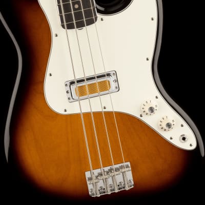 Fender Gold Foil Jazz Bass Ebony Fingerboard 2-Color Sunburst With Gig Bag image 3