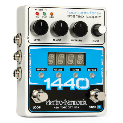 New Electro-Harmonix EHX 1440 Stereo Recording Looper Guitar Effects Pedal image 2