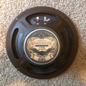 WGS G8C Speaker 20w 8 inch 4 ohm for champ etc. Warehouse