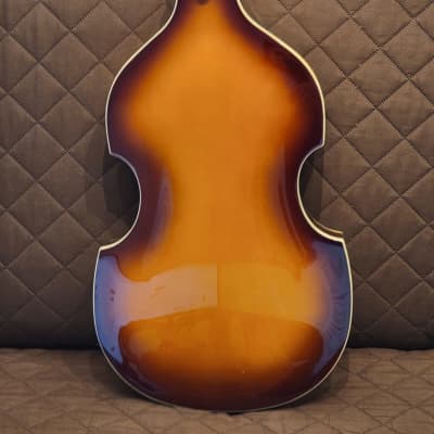 Jay Turser JTB-2B-VS Series Semi-Hollow Violin Shaped Body Maple Neck 4-String Electric Bass Guitar image 6