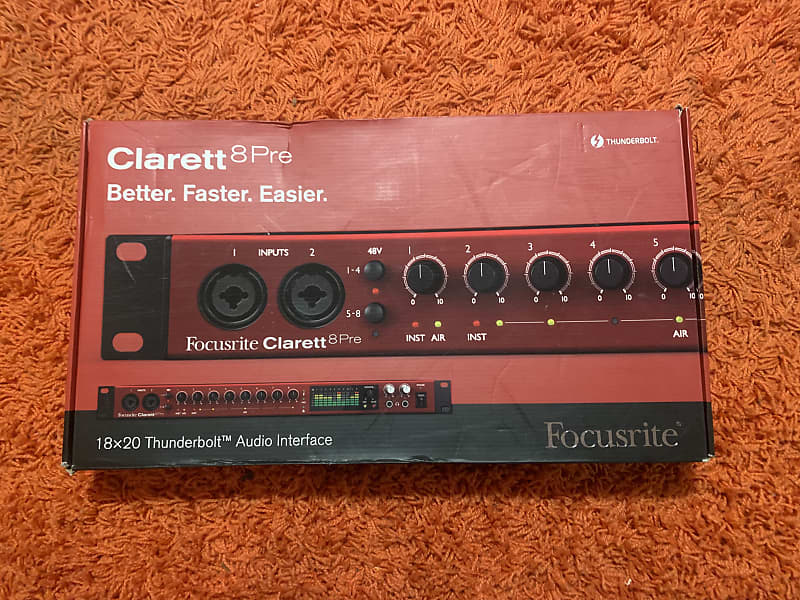 Focusrite Clarett 8Pre USB Audio Interface | Reverb