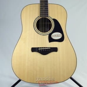 Ibanez AW535 NT Artwood Solid Top Dreadnought Acoustic/Electric Guitar Natural