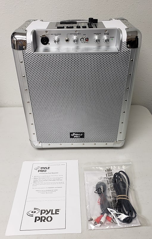 PYLE PRO 400W Outdoor Portable Wireless PA Loud speaker System with Rechargeable Battery PCMX265W - White image 1