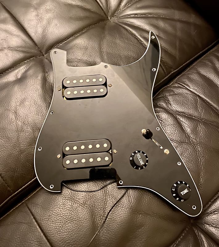 Squier Loaded HH Pickguard for11 hole Modern Stratocaster Reverb