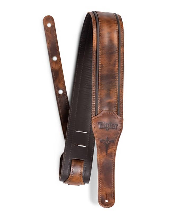 Taylor Fountain Leather Guitar Strap, 2.5