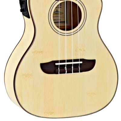 ORTEGA RUBO-CE Bambus Horizon Konzert Elektro-Akustik-Ukulele inkl. Gigbag, open pore image 2
