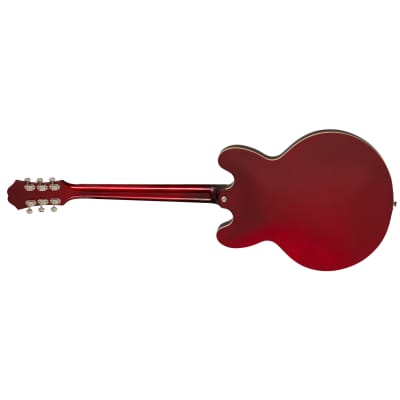 Epiphone Riviera Semi-Hollow Guitar w/ Mini Humbucker Pickups - Sparkling Burgundy image 5