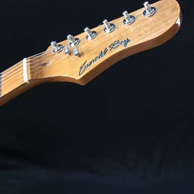 Emerald bay custom shop fan fret(multi-scale) electric guitar with roasted maple neck image 3