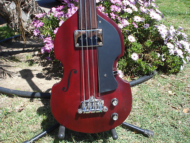Epiphone EB-1 Fretless Violin Bass Cherry | Reverb