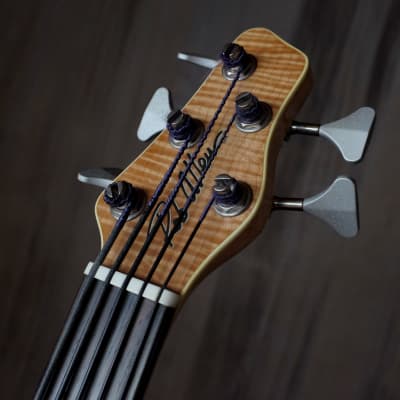 Rob Allen Guitars Deep 5 fretless bass guitar w G&G OHSC (7.5 pounds, Brazilian rosewood) image 5