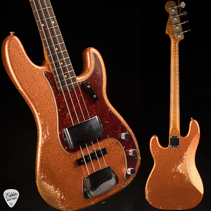 Fender Custom Shop 1964 Jazz Bass Heavy Relic P/J - Orange