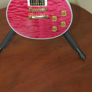 Gibson USA Custom Shop Crimson Division Les Paul Custom Translucent Pink in Case image 25