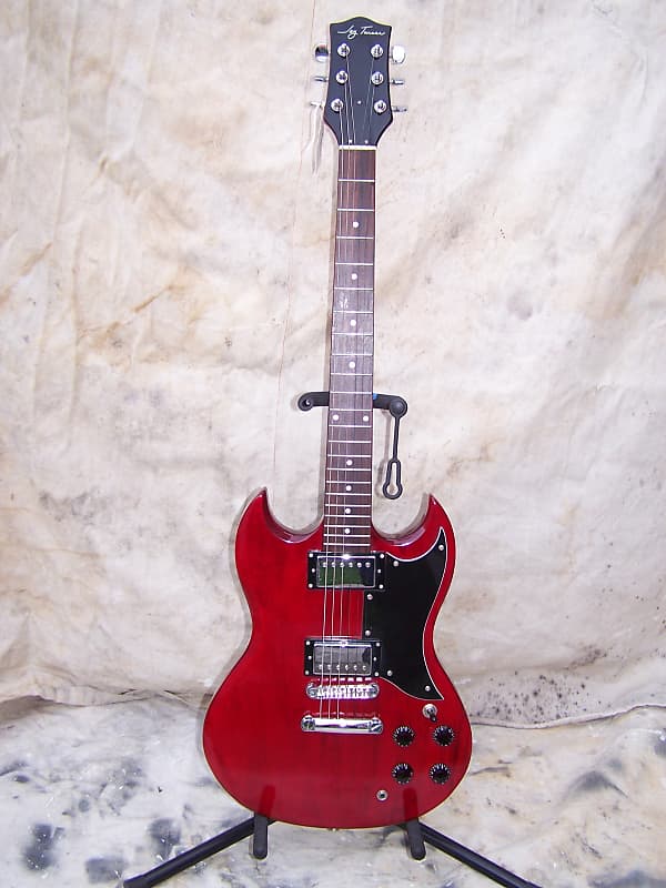 Jay Turser JT50, SG Style Electric Guitar 2010 Transparent Reverb