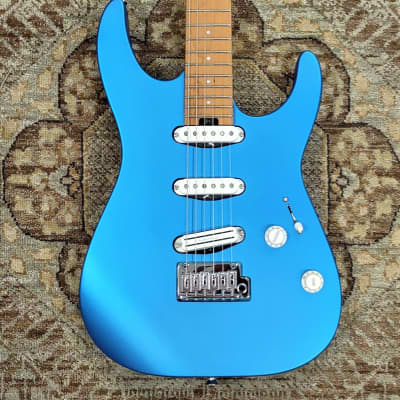 Charvel Pro-Mod DK22 SSS 2PT CM Guitar in Electric Blue w/ Pro Setup #0846 image 1