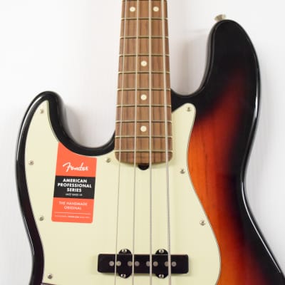 Fender AMERICAN PROFESSIONAL JAZZ BASS® LEFT-HAND (DEMO) - 3 Color Sunburst image 3